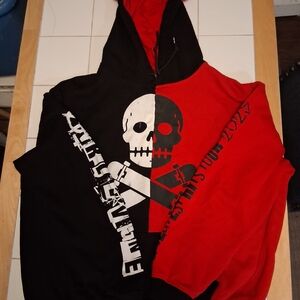 Avril Lavigne Rare Greatest Hits Tour 2025 Band Split Devil Hoodie Unisex Large